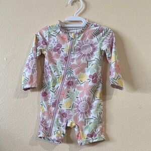 Carter's Floral Kids Swim One Piece - Pink, Purple, Green